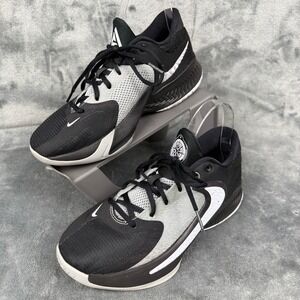 Nike Freak Zoom 4 Black White Basketball Shoes Sneakers DQ0553-001 Size 6.5